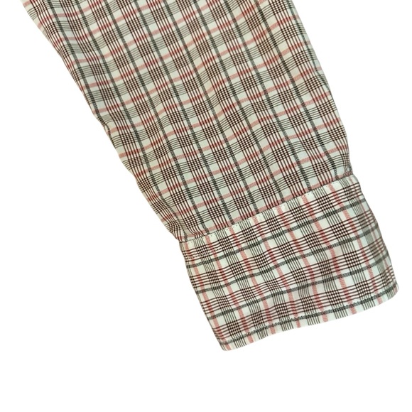 Banana Republic Men’s Button Down Plaid Shirt Size Large Preppy Western Country - Picture 3 of 6